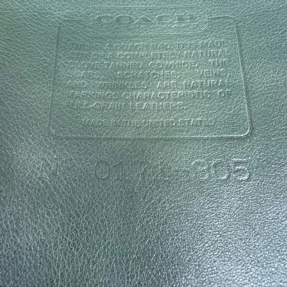 Vintage Coach Whitney Duffel Bag - Bottle Green - Picture 14 of 16